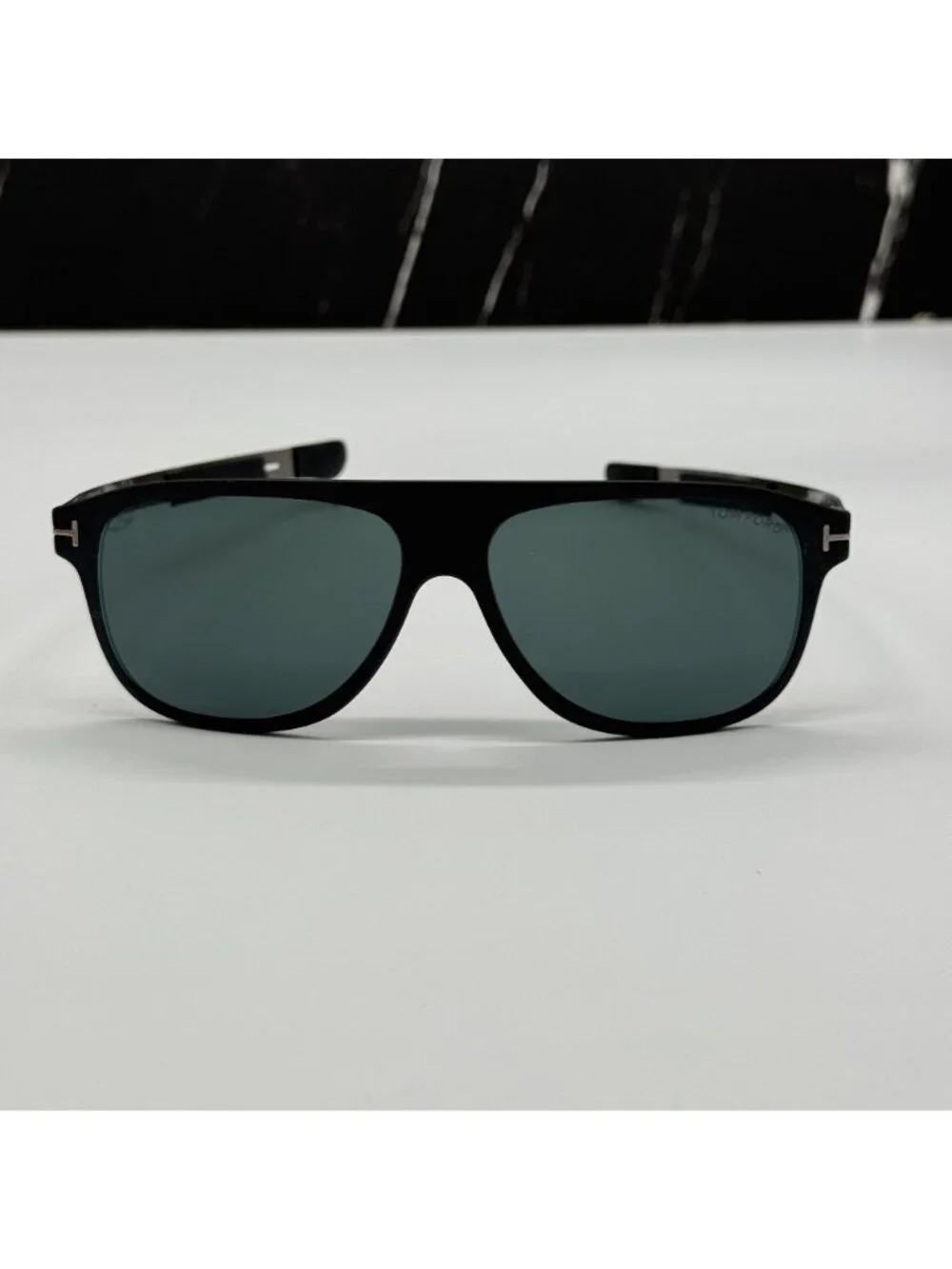 NEW TOM FORD TODD TF880 02V BLACK/GRAY UNISEX AVIATOR SUNGLASSES FT0880